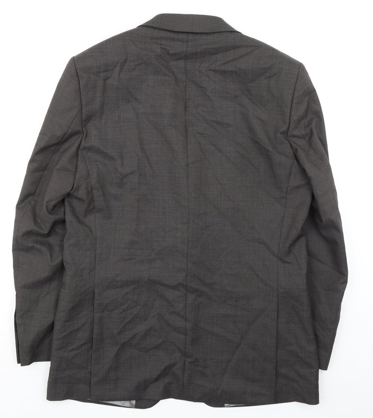 Marks and Spencer Mens Grey Wool Jacket Suit Jacket Size 40 Regular - Smart