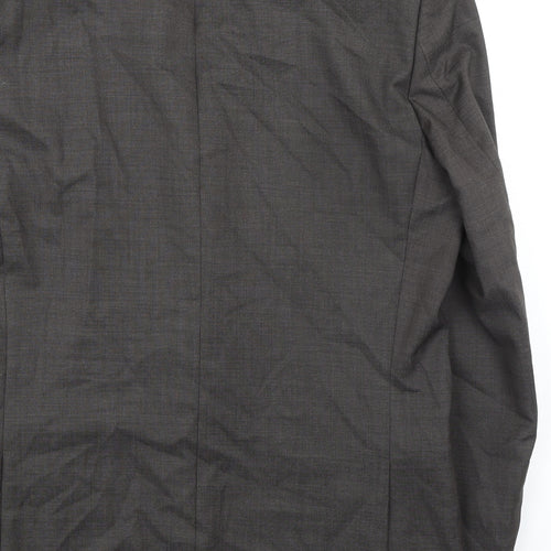 Marks and Spencer Mens Grey Wool Jacket Suit Jacket Size 40 Regular - Smart