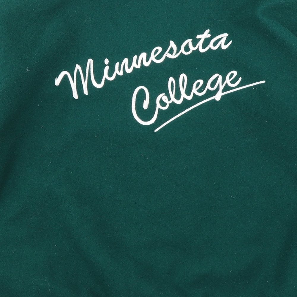 Divided by H&M Mens Green Varsity Jacket Jacket Size M Zip