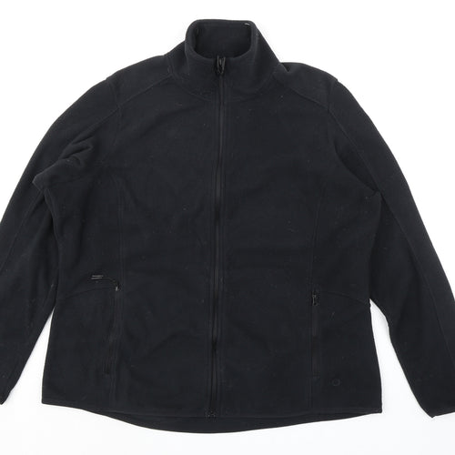 Marks and Spencer Womens Blue Jacket Size 18 Zip - Zipped Pockets
