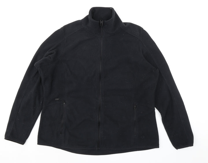 Marks and Spencer Womens Blue Jacket Size 18 Zip - Zipped Pockets