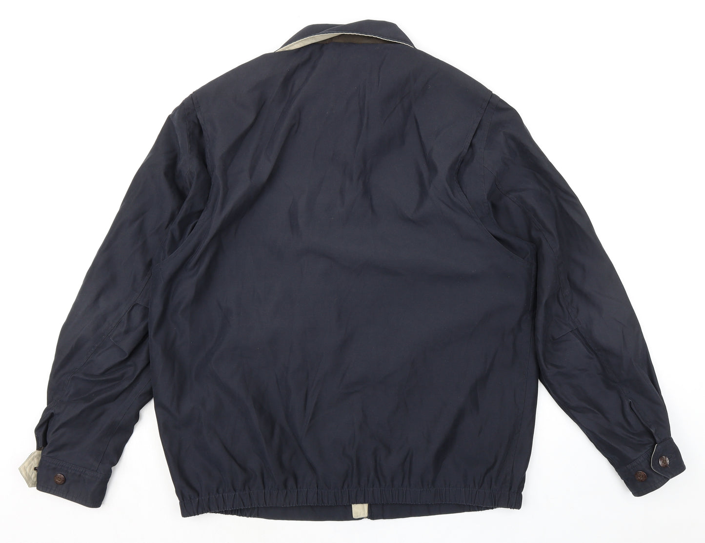 Orvis Mens Blue Jacket Size L Zip - Casual