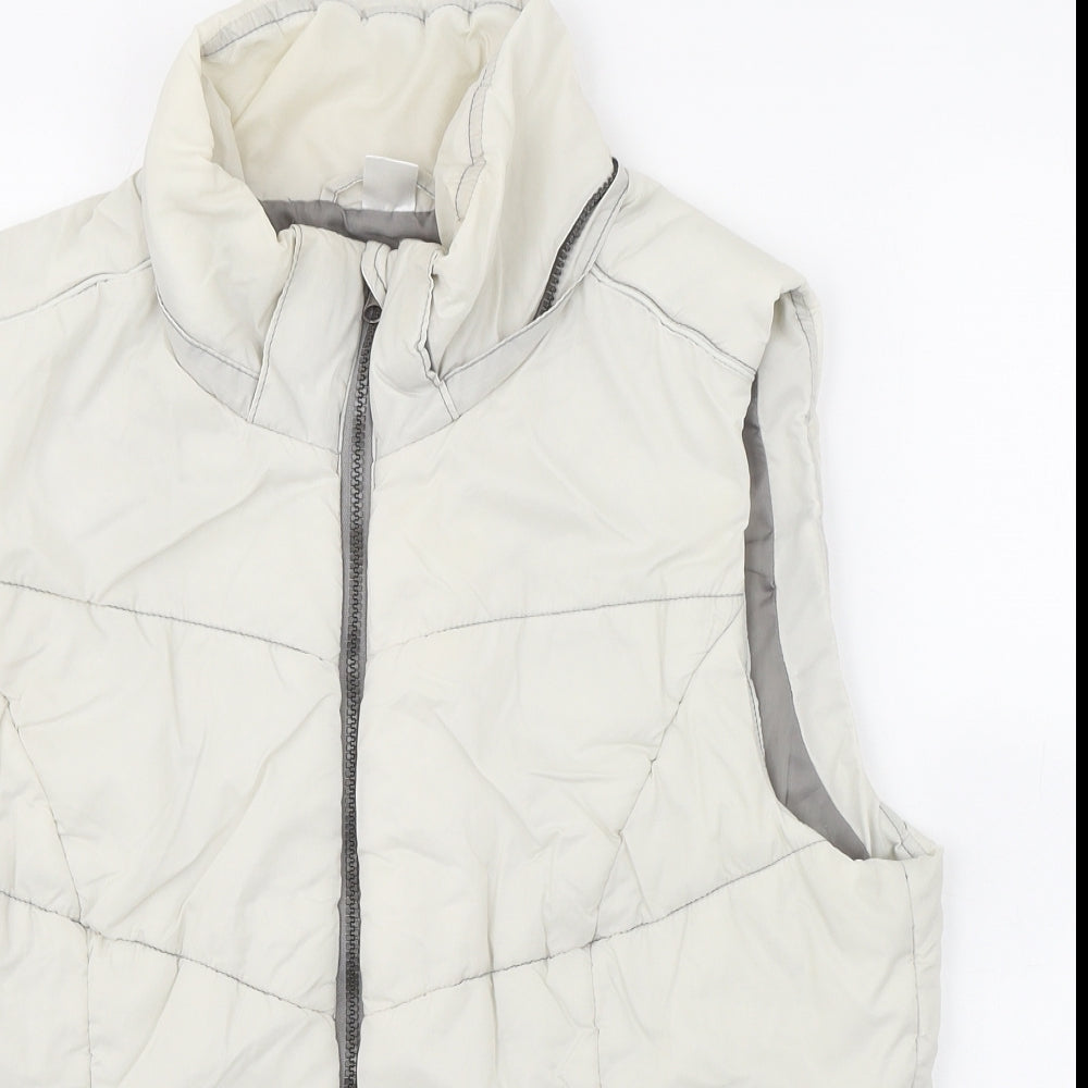 John Baner Womens Grey Gilet Jacket Size 18 Zip - Body Warmer