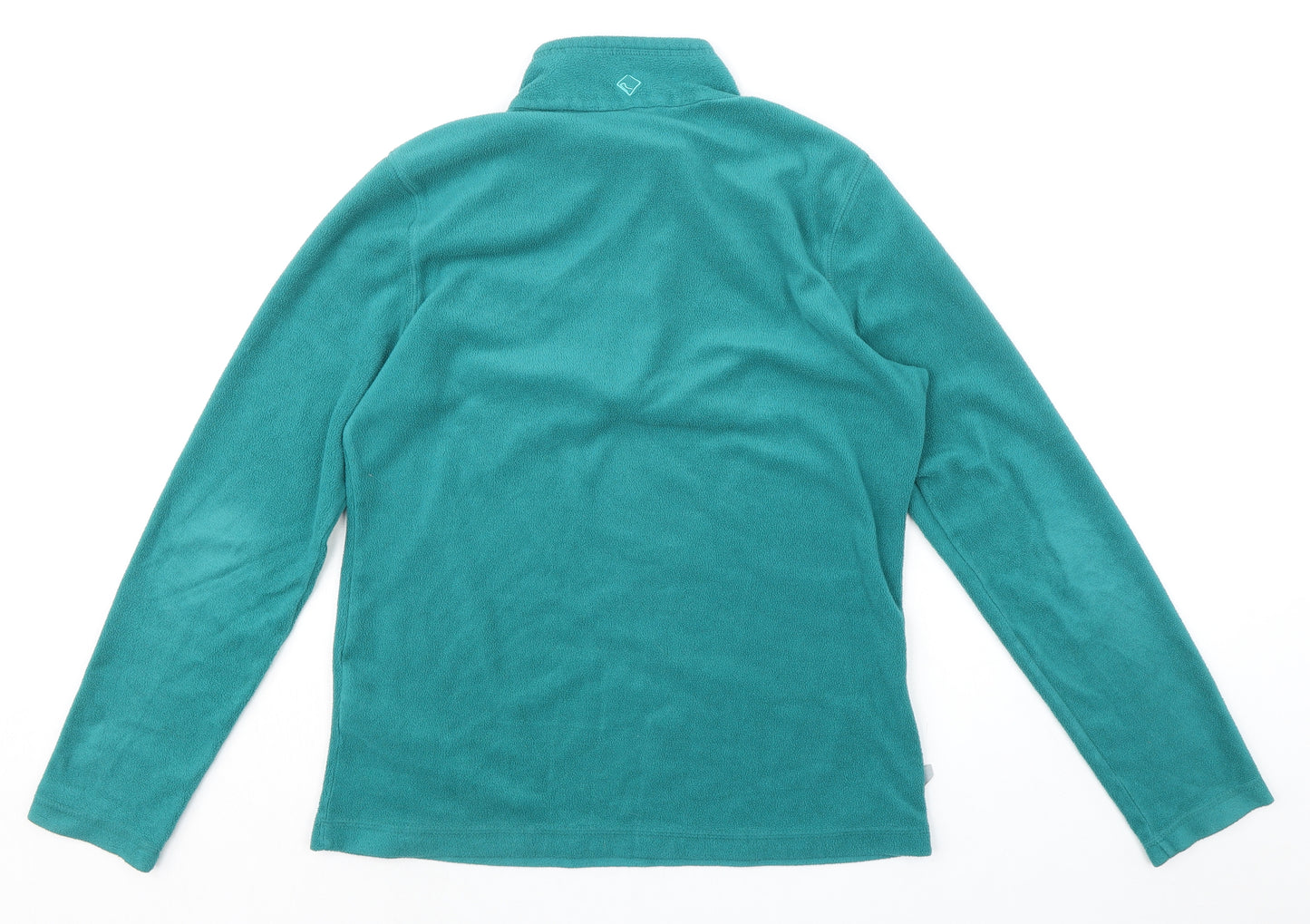 Regatta Womens Green Polyester Pullover Sweatshirt Size 12 Zip - 1/4 Zip