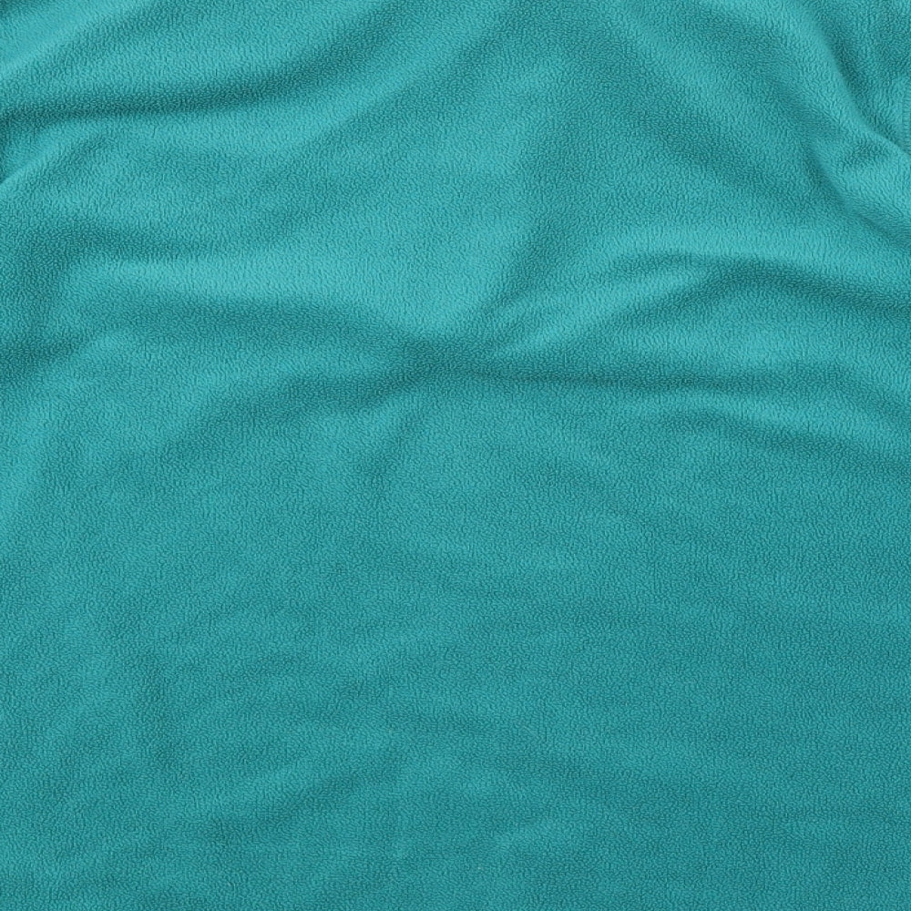 Regatta Womens Green Polyester Pullover Sweatshirt Size 12 Zip - 1/4 Zip