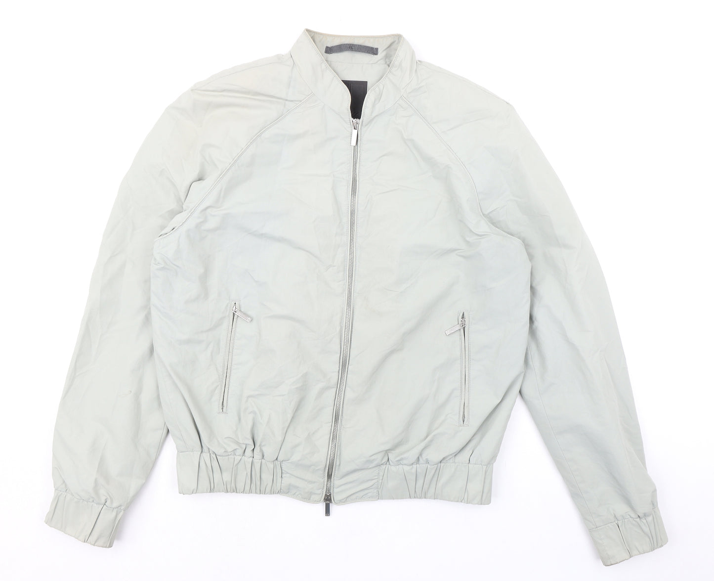 Calvin Klein Mens Beige Bomber Jacket Jacket Size XL Zip - Two Way Zip