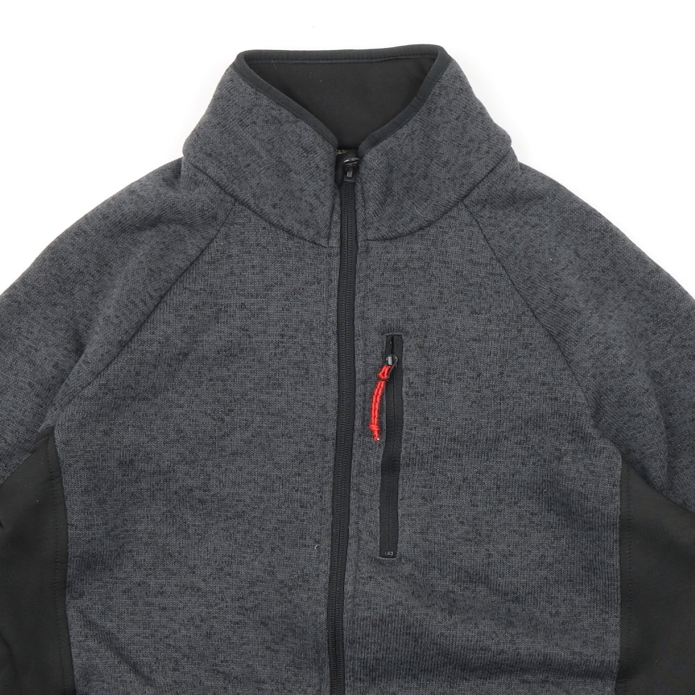 Mountain Warehouse Mens Grey Jacket Size M Zip - Zipped Pockets