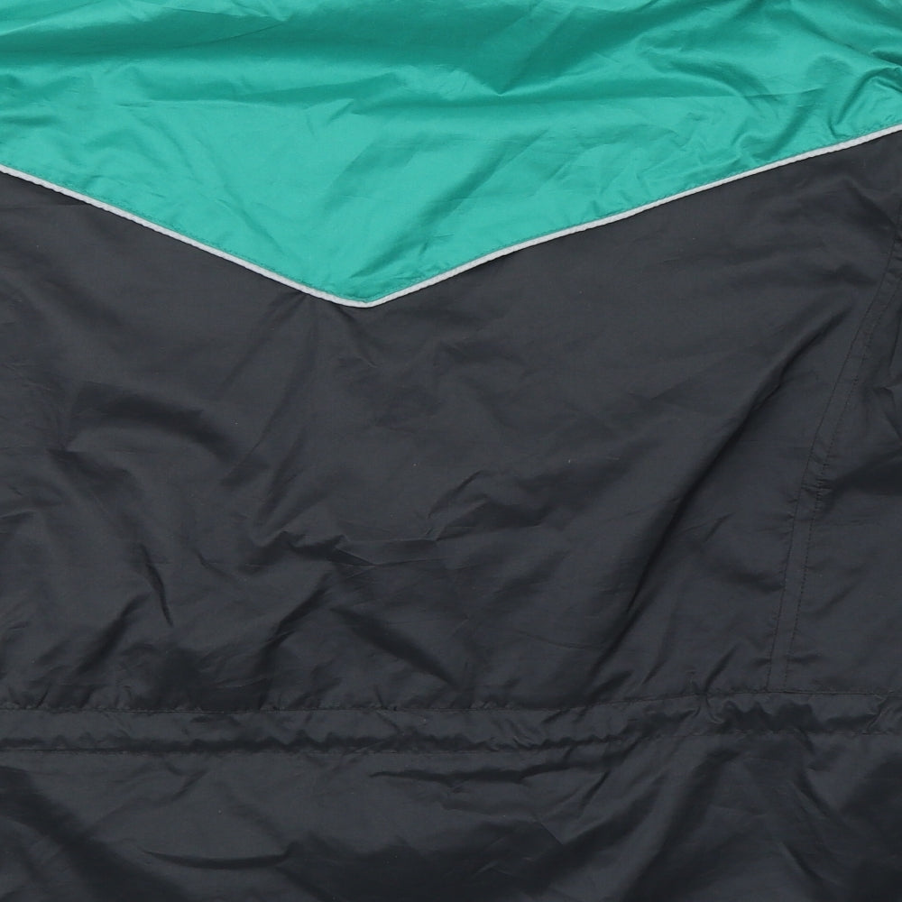 Hind Mens Black Windbreaker Jacket Size M Zip - Pockets , Lightweight