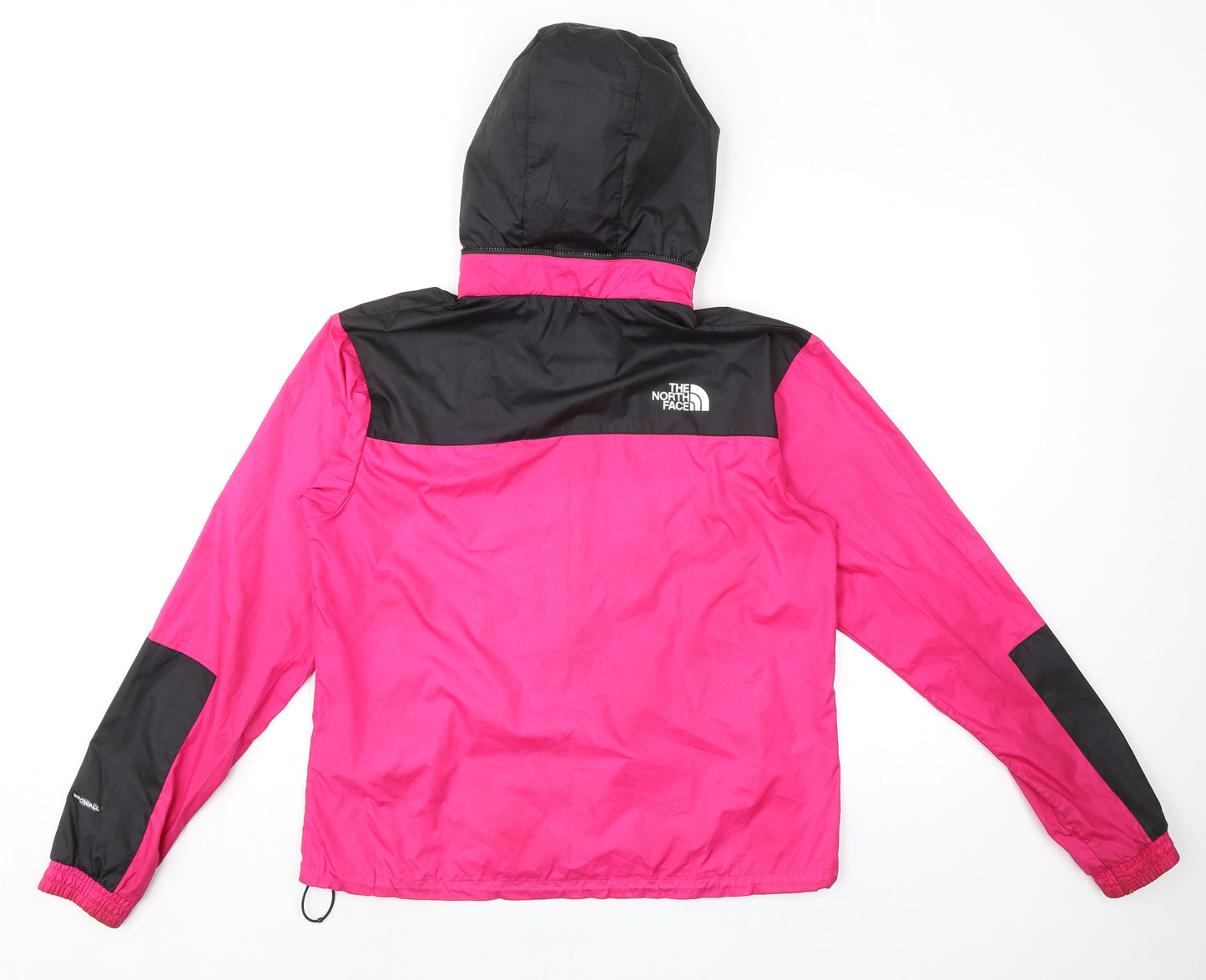 The North Face Womens Pink Windbreaker Jacket Size M Zip - Lightweight