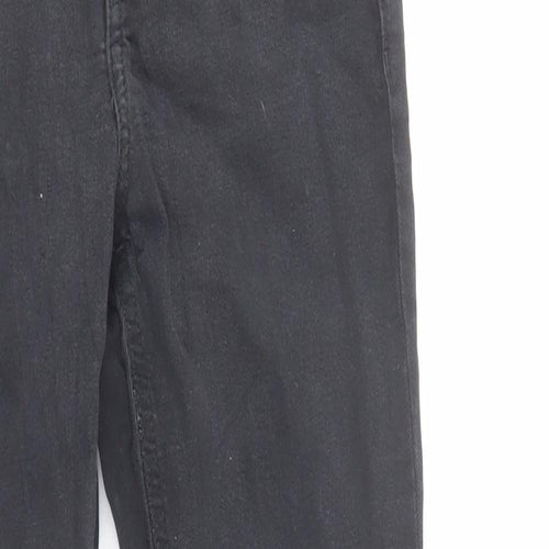 Topshop Womens Blue Cotton Skinny Jeans Size 26 in L32 in Regular Zip