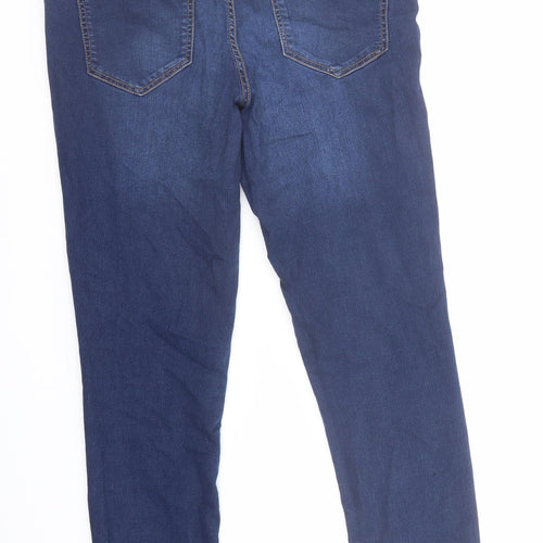 ORSAY Womens Blue Cotton Skinny Jeans Size 30 in L27 in Regular Zip