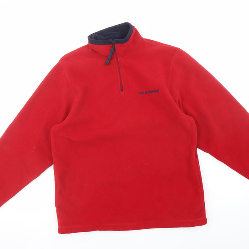 Old Navy Mens Red Polyester Pullover Sweatshirt Size S