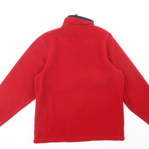 Old Navy Mens Red Polyester Pullover Sweatshirt Size S