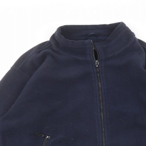 Northwood Mens Blue Jacket Size S Zip - Zipped Pockets