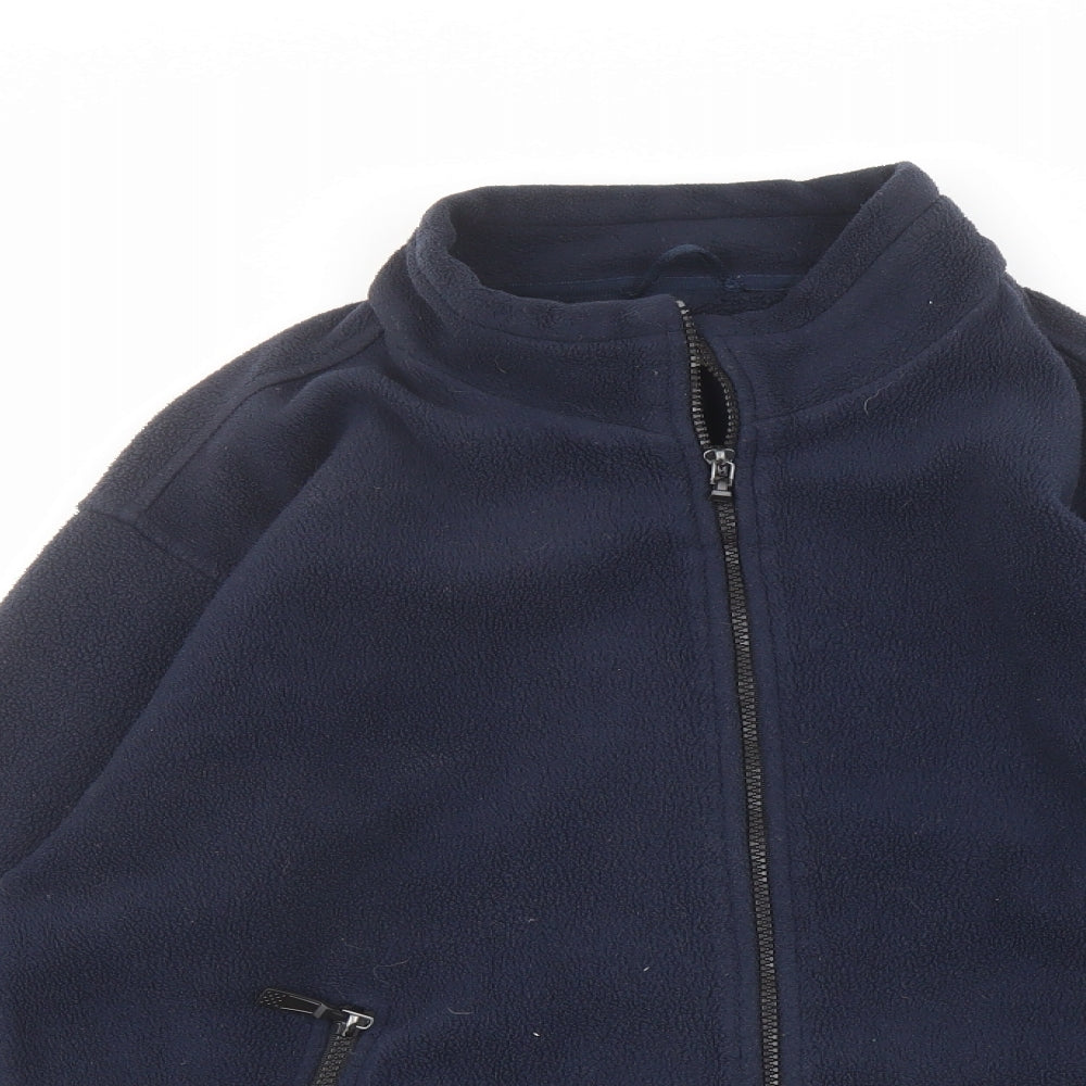 Northwood Mens Blue Jacket Size S Zip - Zipped Pockets