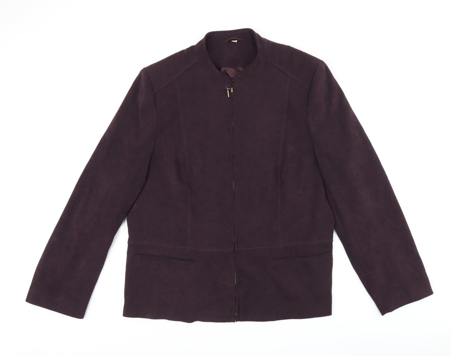 EWM Womens Red Jacket Size 20 Zip