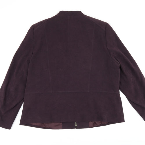 EWM Womens Red Jacket Size 20 Zip