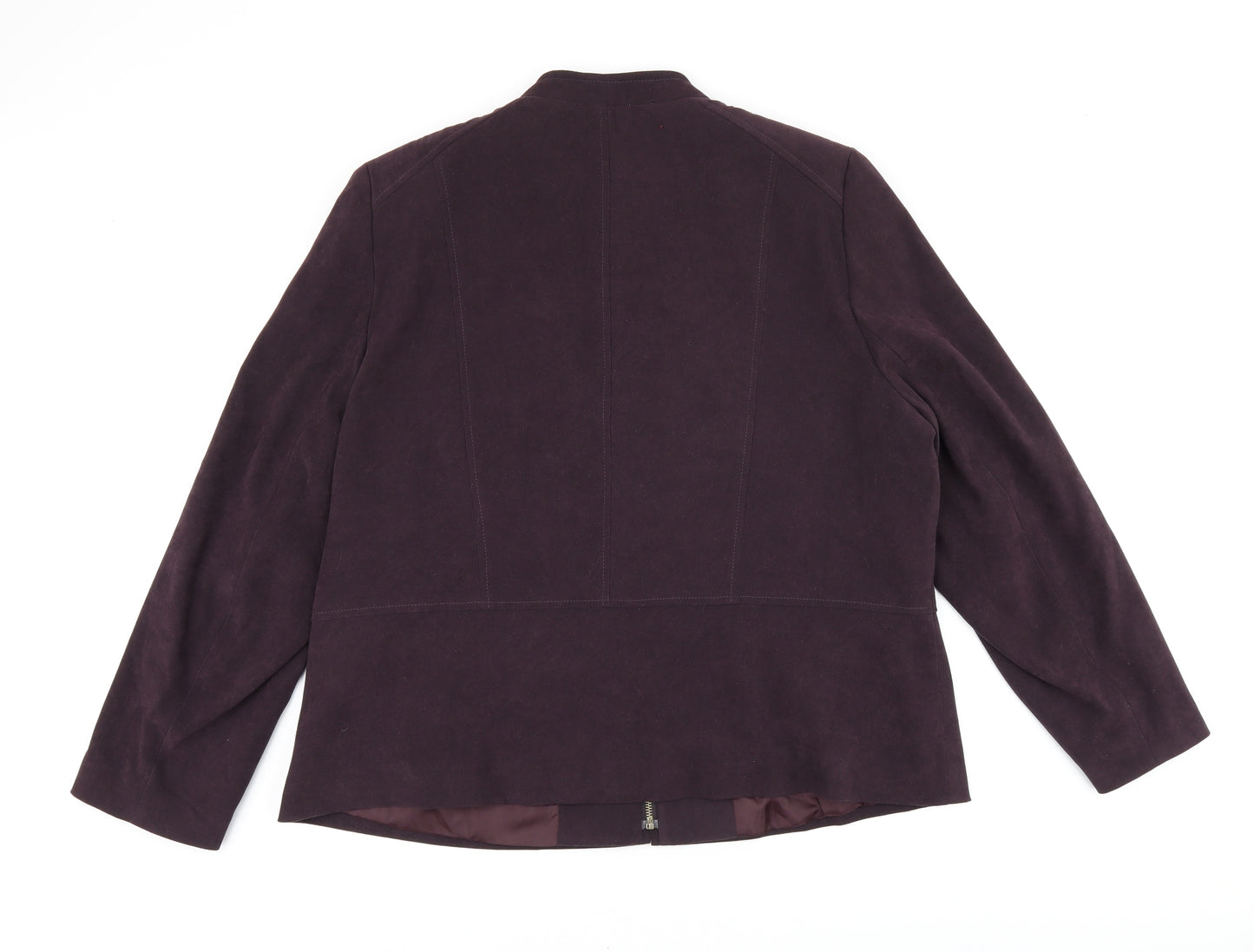 EWM Womens Red Jacket Size 20 Zip