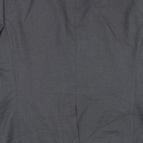 NEXT Mens Grey Polyester Jacket Suit Jacket Size 42 Regular