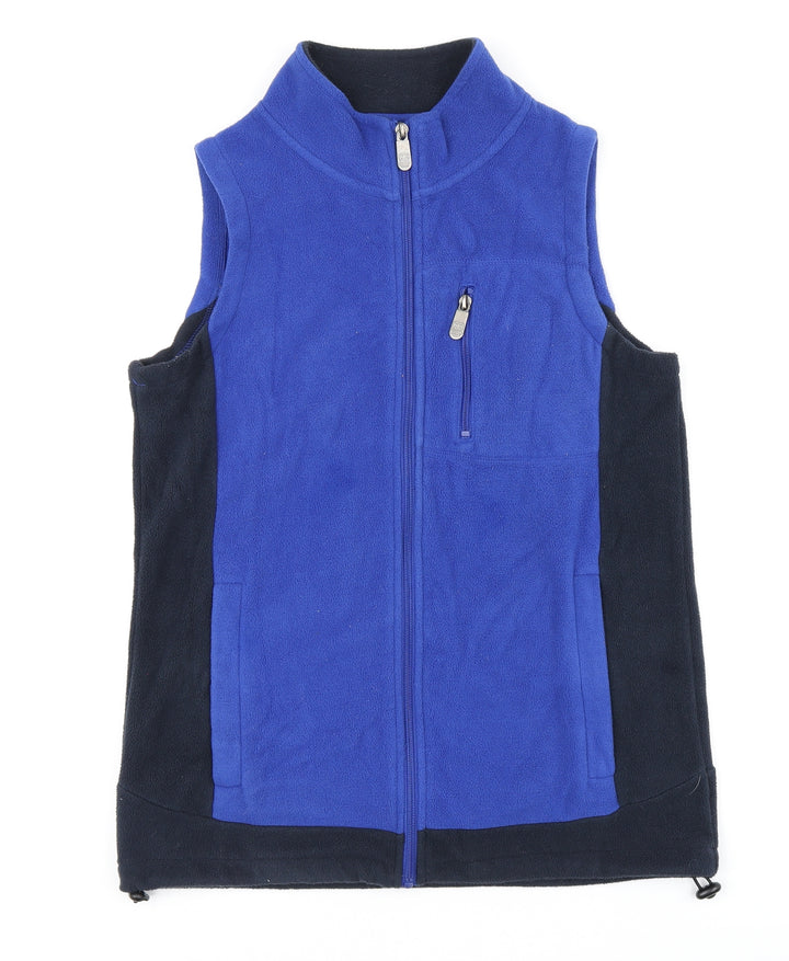 Cotton Traders Mens Blue Gilet Waistcoat Size XS Zip