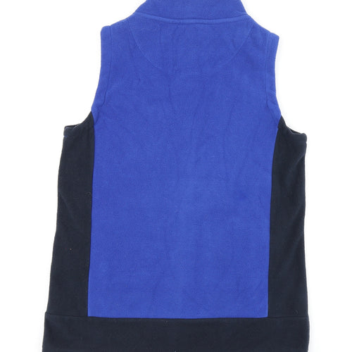 Cotton Traders Mens Blue Gilet Waistcoat Size XS Zip