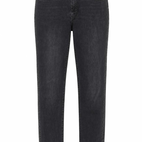 R Essential Womens Grey Cotton Straight Jeans Size 10 L30 in Regular Zip