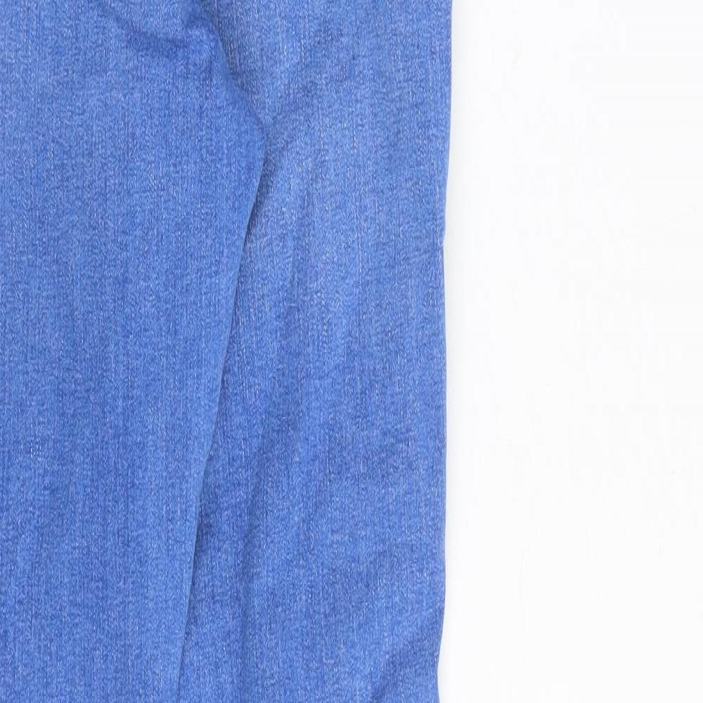 New Look Girls Blue Cotton Skinny Jeans Size 14 Years L28 in Slim Zip