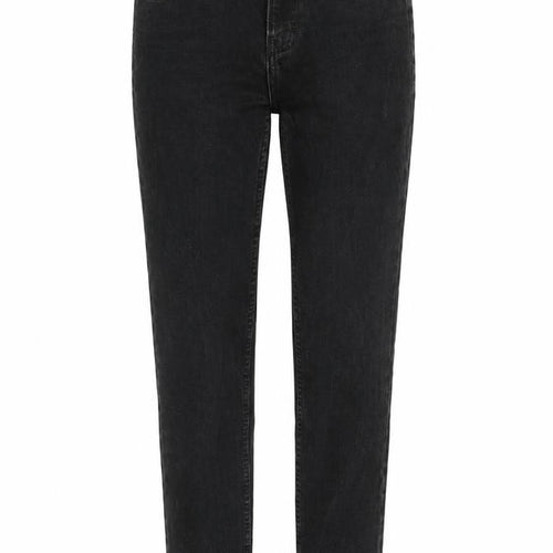 Zara Womens Black Cotton Straight Jeans Size 8 L32 in Regular Zip