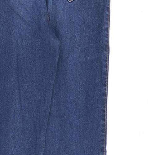 Denim & Co. Womens Blue Cotton Skinny Jeans Size 12 L30 in Slim