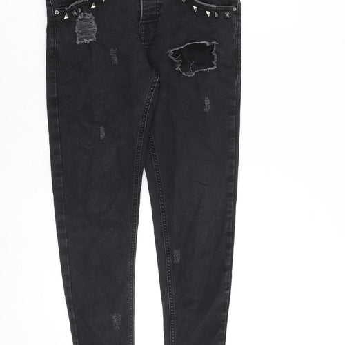The Coutur Club Mens Black Cotton Skinny Jeans Size 30 in L26 in Regular Zip