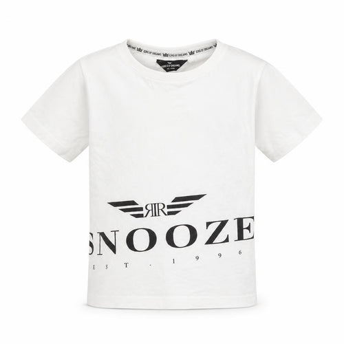 King Of Dreams Boys White 100% Cotton Basic T-Shirt Size 4-5 Years Round Neck Pullover