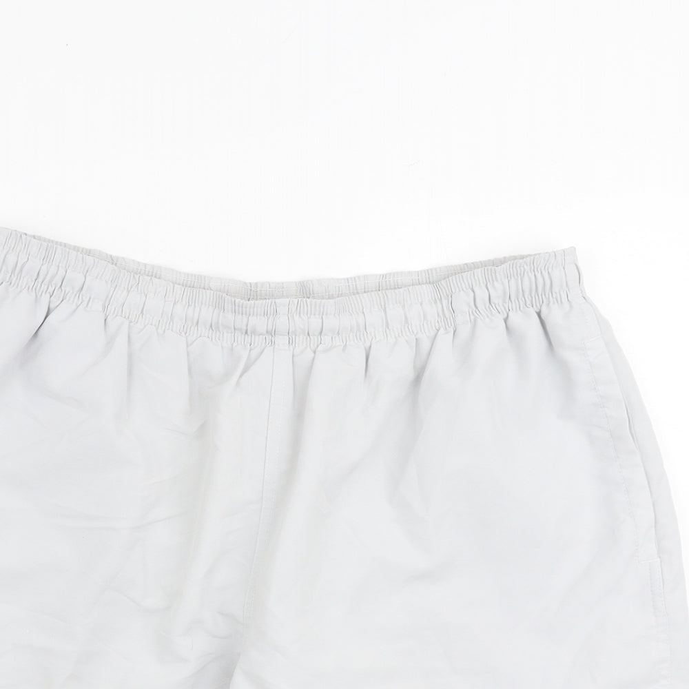 PUMA Mens Grey Polyester Sweat Shorts Size XL L8 in Regular Drawstring