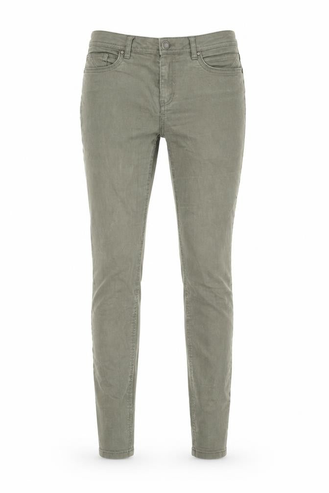 Patrizia Womens Green Cotton Skinny Jeans Size 31 in L31 in Slim Zip