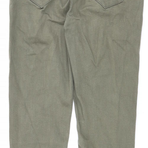 Patrizia Womens Green Cotton Skinny Jeans Size 31 in L31 in Slim Zip