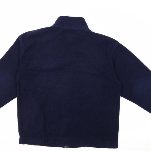 St Bernard Mens Blue Jacket Size S Zip - Thermal Activewear, Vintage