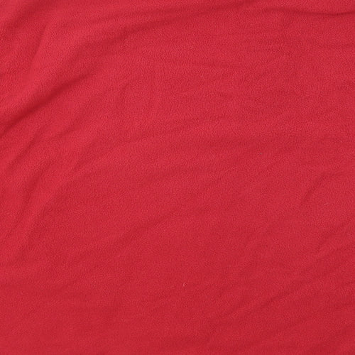 Blue Harbour Womens Red 100% Polyester Pullover Sweatshirt Size 2XL Pullover - 1/4 Zip