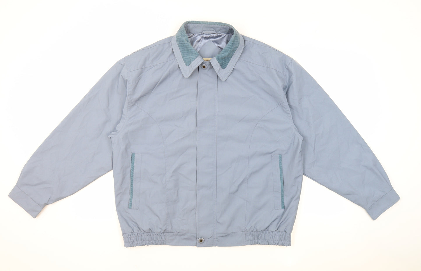 Country Trader Mens Blue Jacket Size L Zip