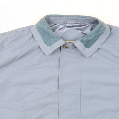 Country Trader Mens Blue Jacket Size L Zip