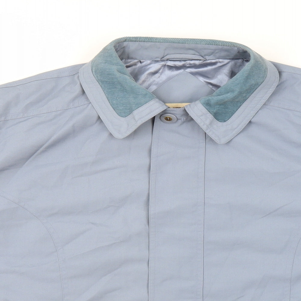 Country Trader Mens Blue Jacket Size L Zip