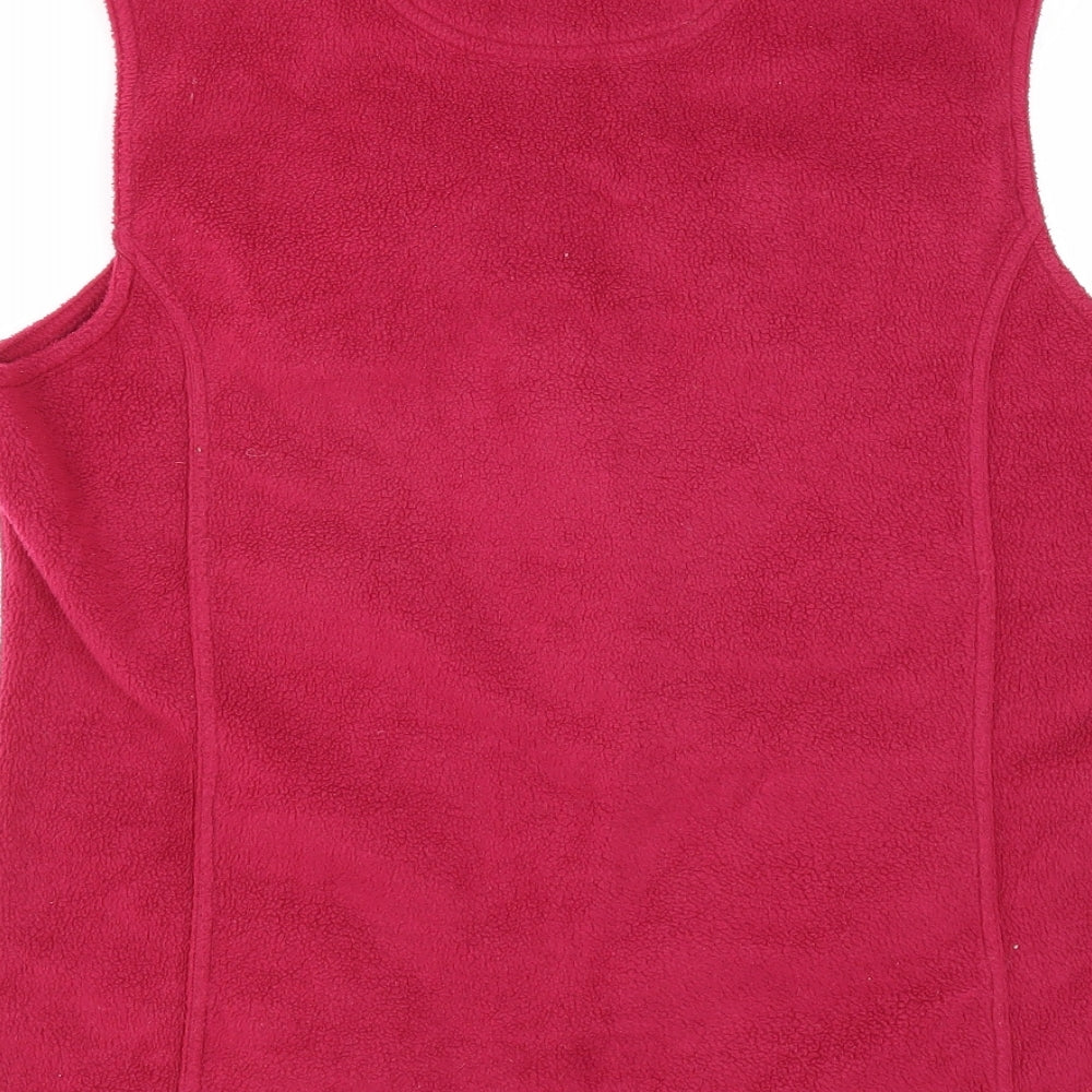 Maine New England Womens Pink Gilet Jacket Size 16 Zip
