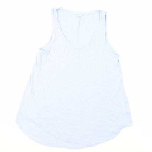 Old Navy Womens Blue Viscose Basic Tank Size M Boat Neck