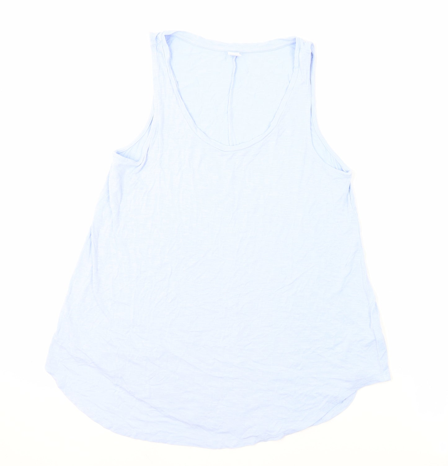 Old Navy Womens Blue Viscose Basic Tank Size M Boat Neck
