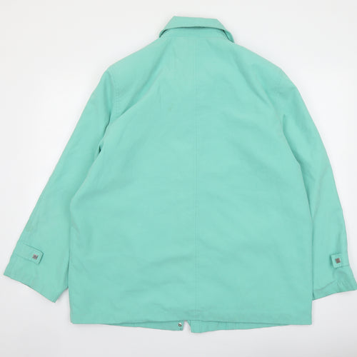 Finesse Womens Green Jacket Size 18 Zip