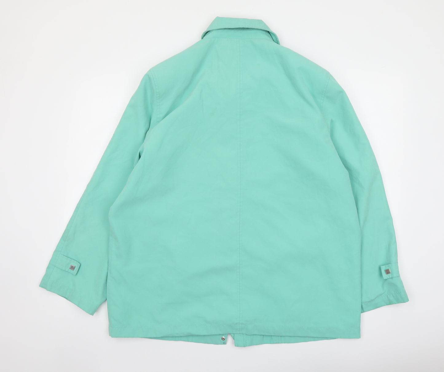 Finesse Womens Green Jacket Size 18 Zip