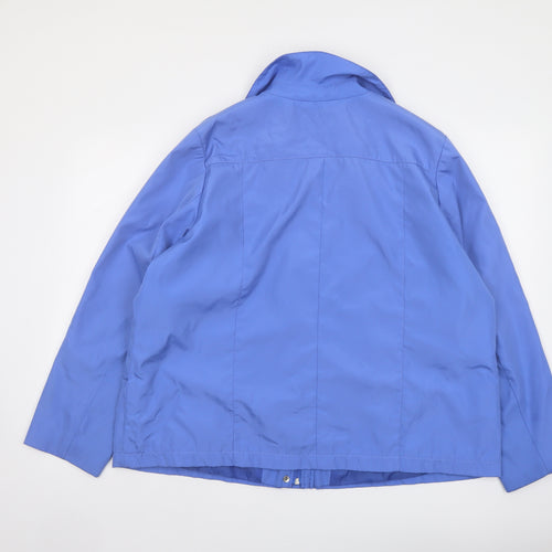 Bonmarché Womens Blue Jacket Size L Zip
