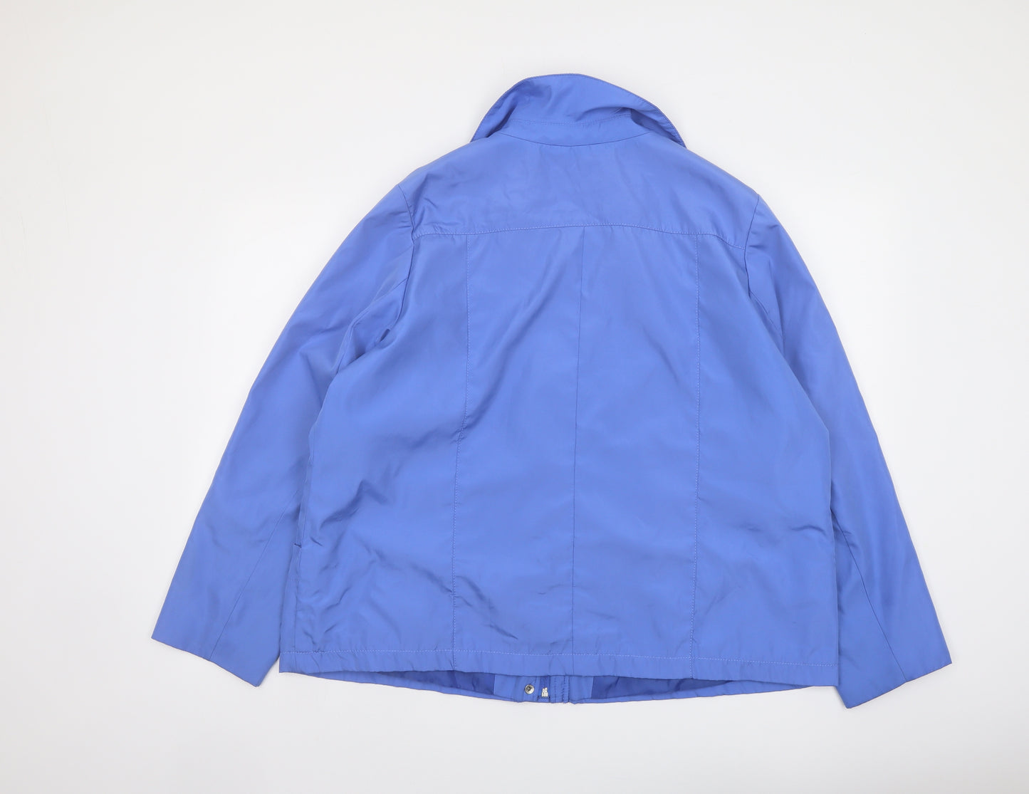 Bonmarché Womens Blue Jacket Size L Zip