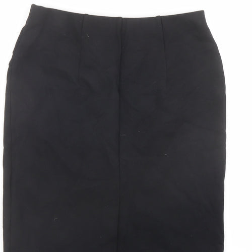 Marks and Spencer Womens Black Viscose Bandage Skirt Size 10