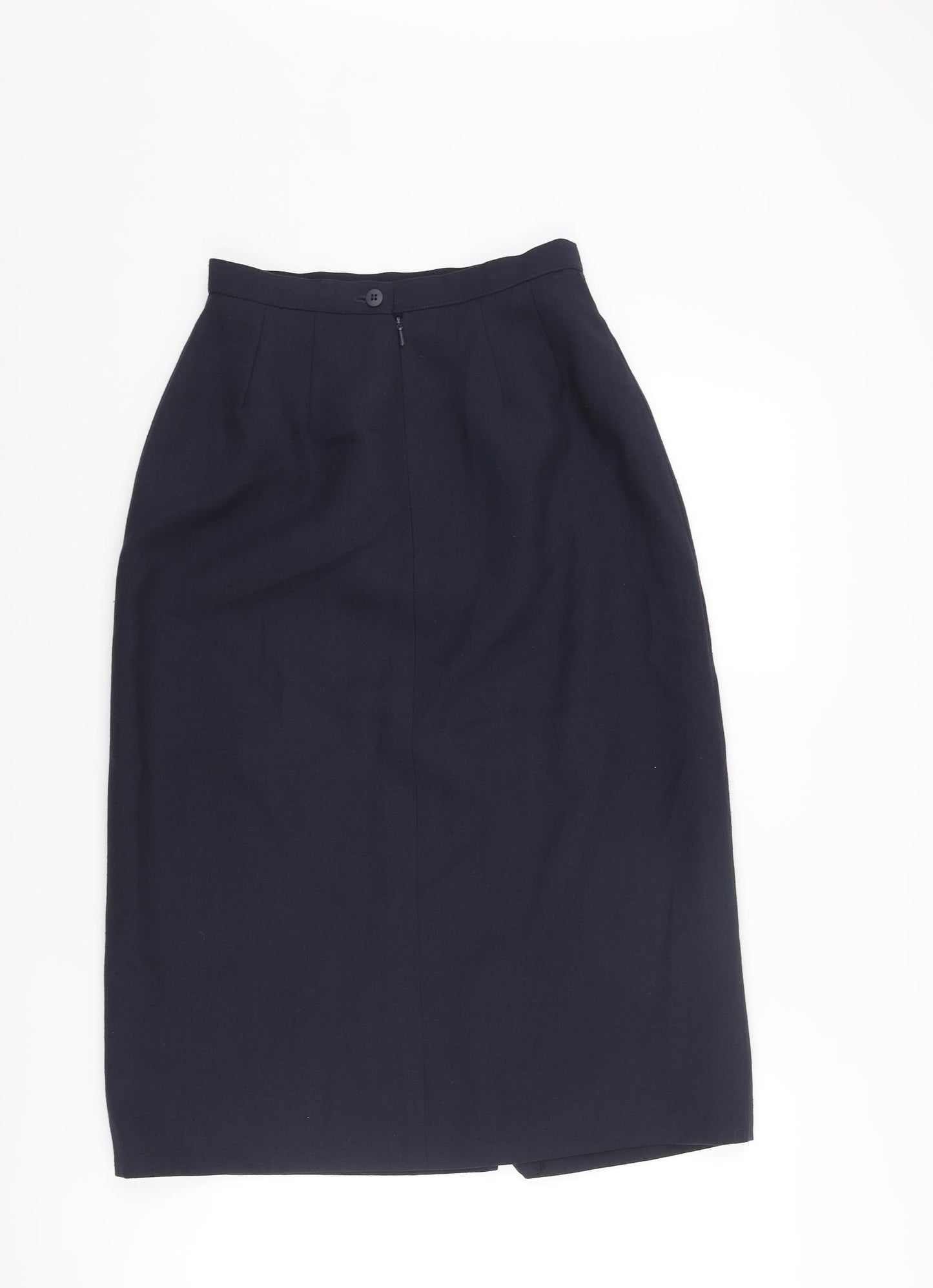 Planet Womens Blue Polyester Straight & Pencil Skirt Size 26 in Zip - Front Vent