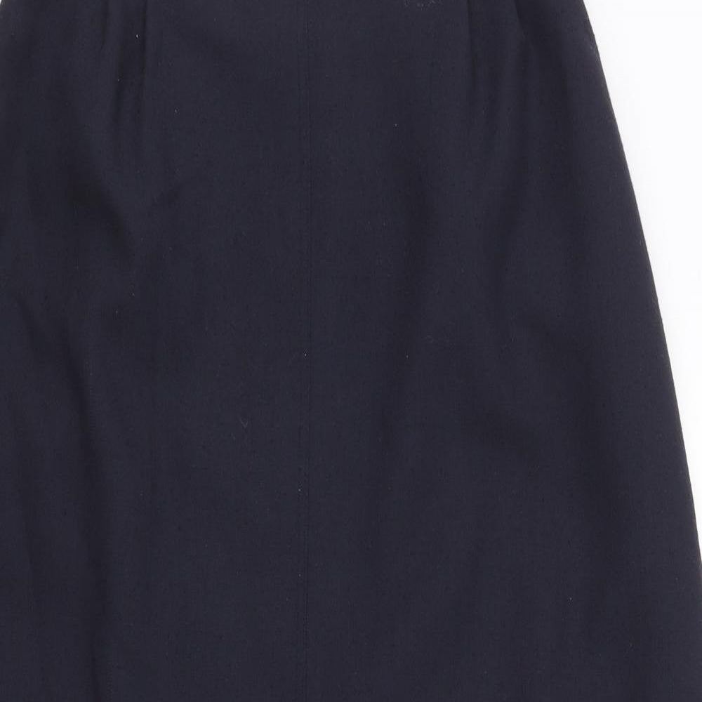 Planet Womens Blue Polyester Straight & Pencil Skirt Size 26 in Zip - Front Vent