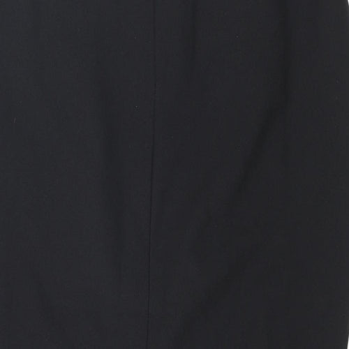 ASOS Womens Black Polyester Straight & Pencil Skirt Size 10 Zip